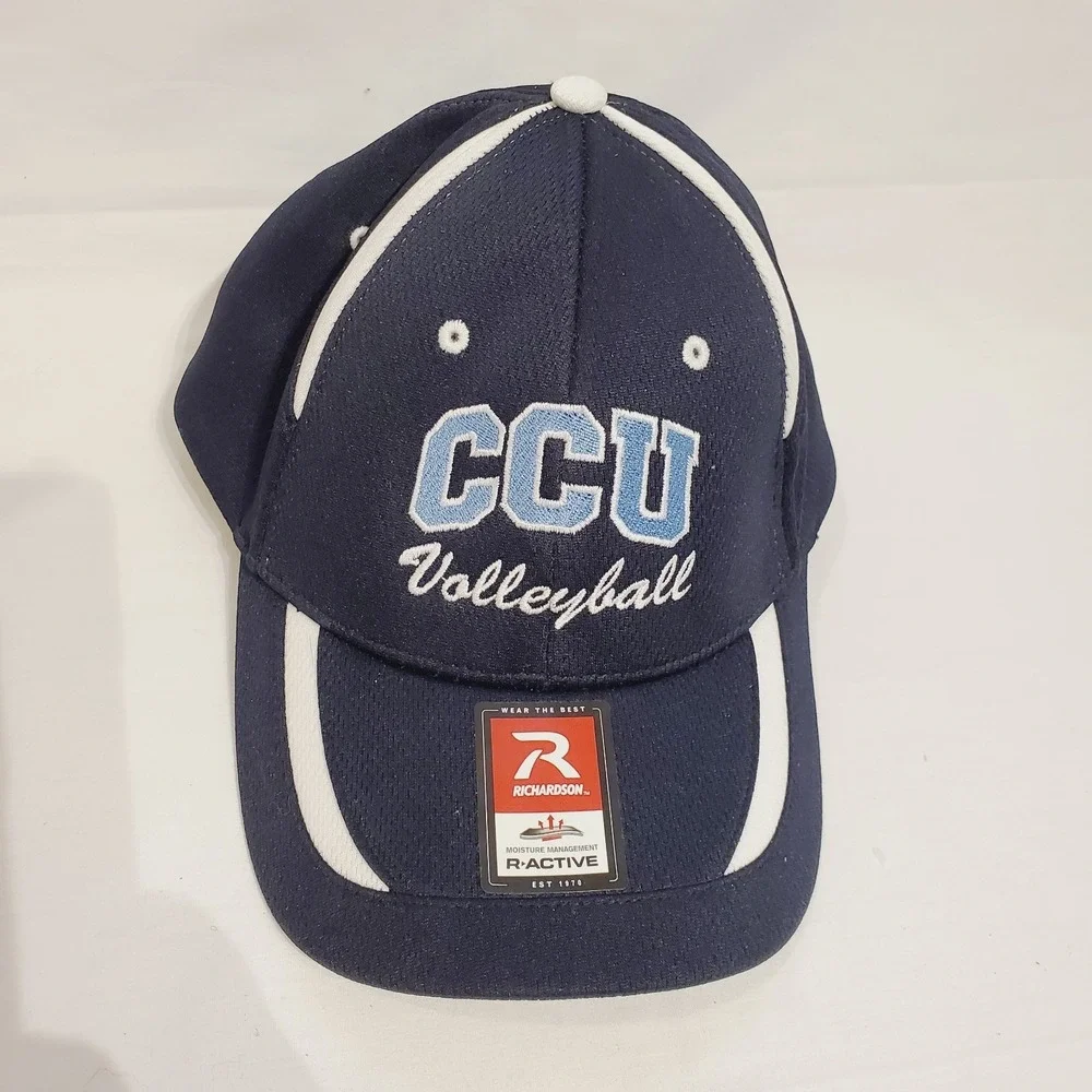 CCU Volleyball Cap Colorado Christian University Dark Blue Hook and Loop R-ACTIV